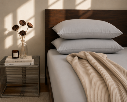 Ash Grey | Solid Dyed Bedsheet