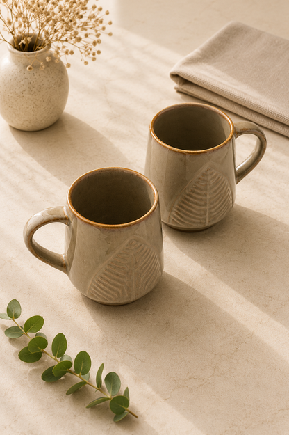 Botanical Coffee Mug (Set of 2)