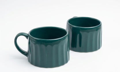 Minimalist Teal Green Cup for Coffee & Tea 240 ml