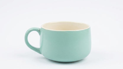 Pastel Green Ceramic Tea/ Coffee Cup 300ml