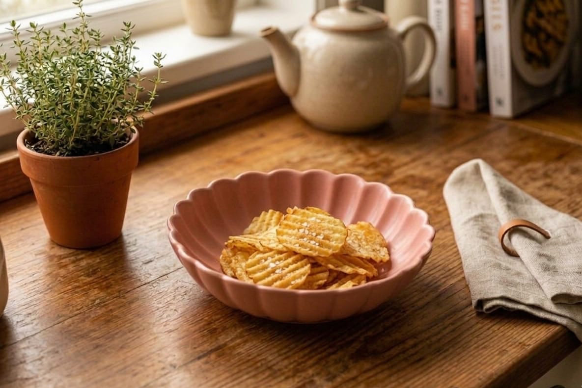 Pastel Peach Serving Bowl for Snacks, Salads & Sweets (pack of 2)