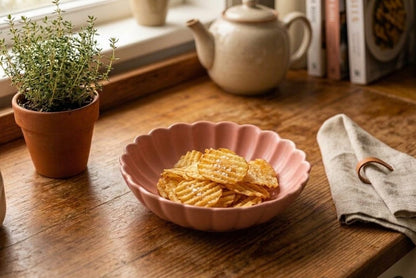 Pastel Peach Serving Bowl for Snacks, Salads & Sweets (pack of 2)